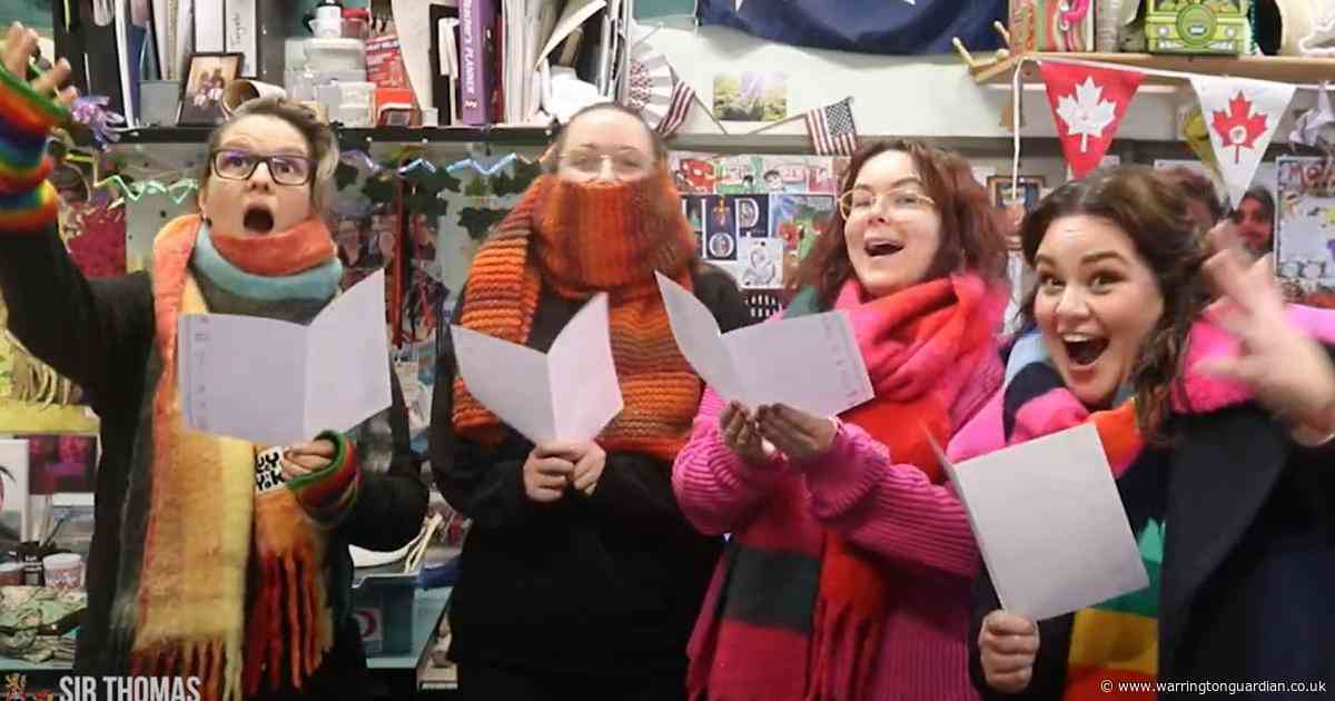 Staff at Sir Thomas Boteler release annual Christmas music video as gift for students