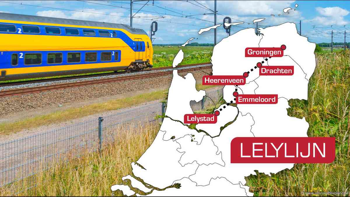 Flevoland - Gesprekken over Lelylijn leveren niks op, teleurstelling bij provincies