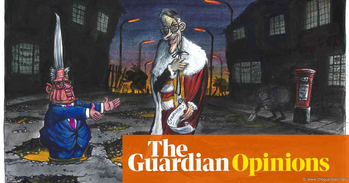 Martin Rowson on the condition of England, Christmas 2024 – cartoon