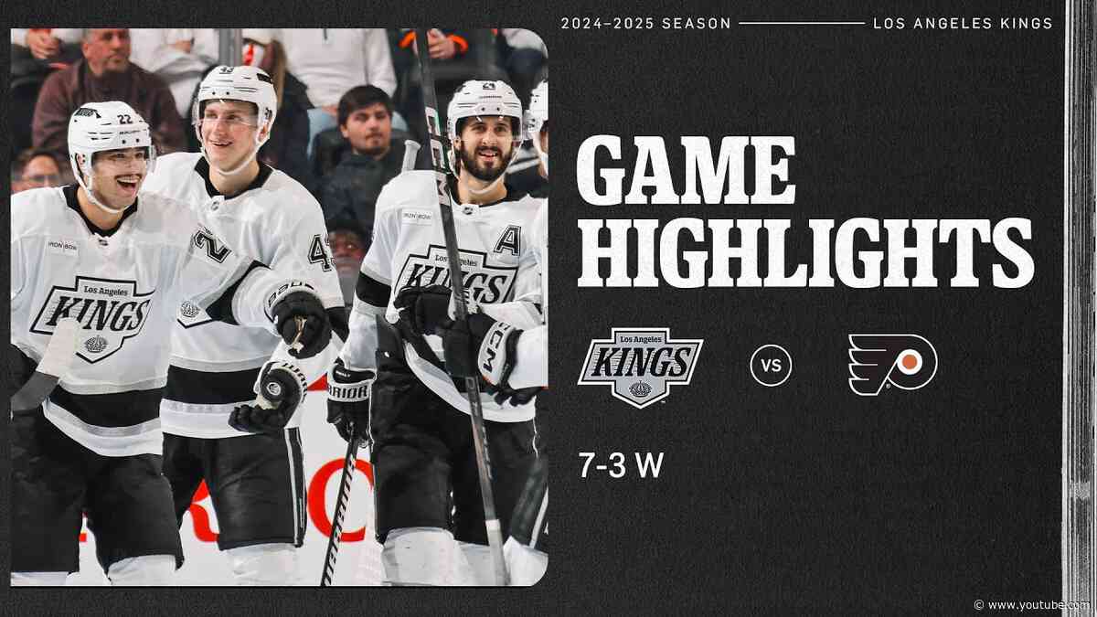 KINGS WIN BIG IN PHILLY! | 12.19 7-3 W Highlights @ PHI