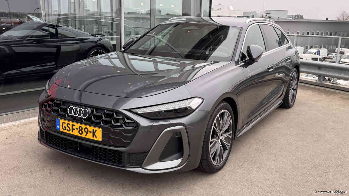 De eerste nieuwe Audi A5’s zijn voorzien van gele platen