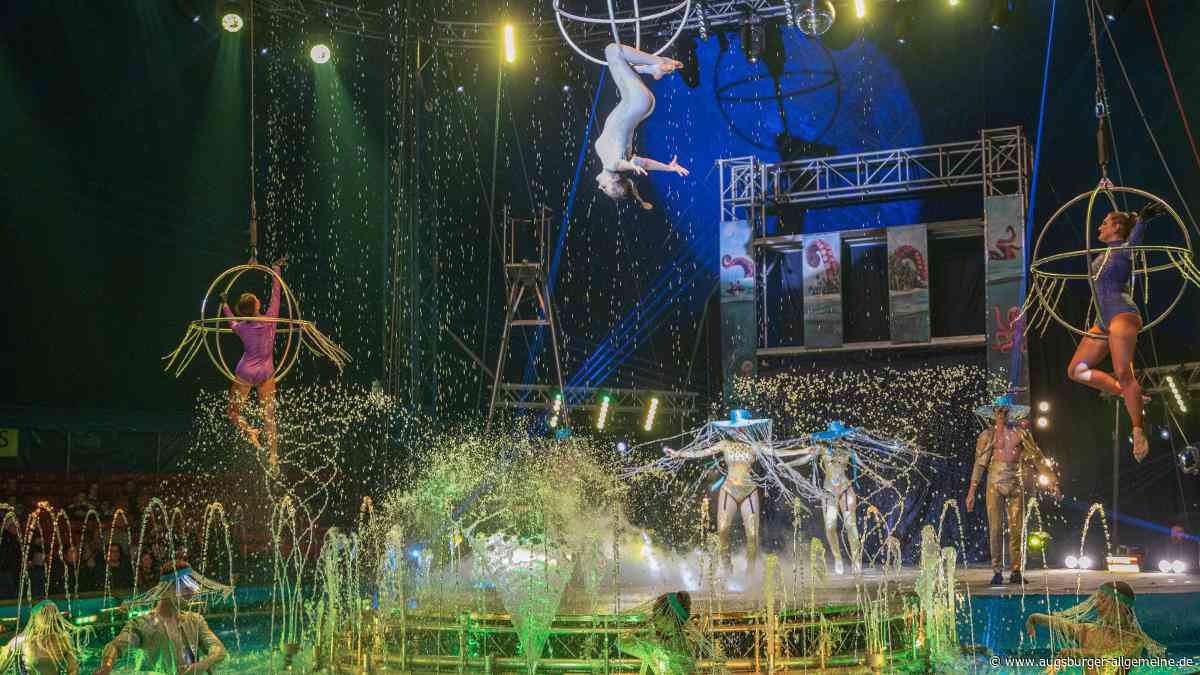 So kommt der Wasser-Zirkus „Waterland“  bei seiner Premiere an