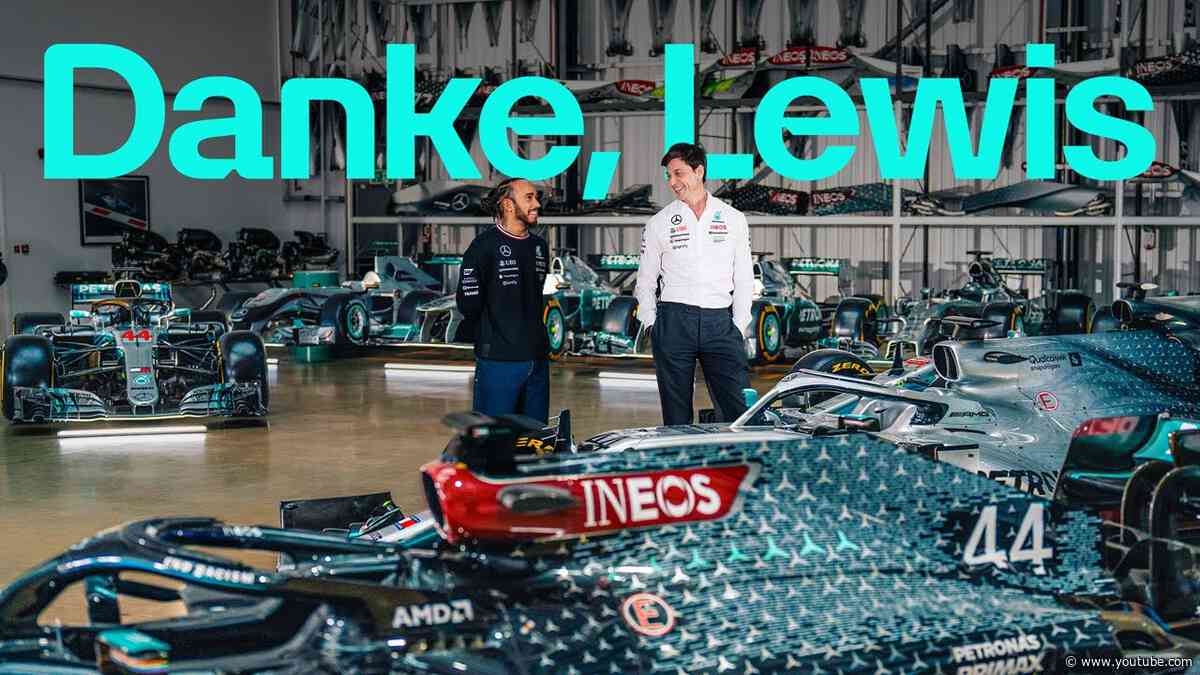 Lewis and Toto: A walk through history | Lewis’ legendary Mercedes F1 cars, with PETRONAS