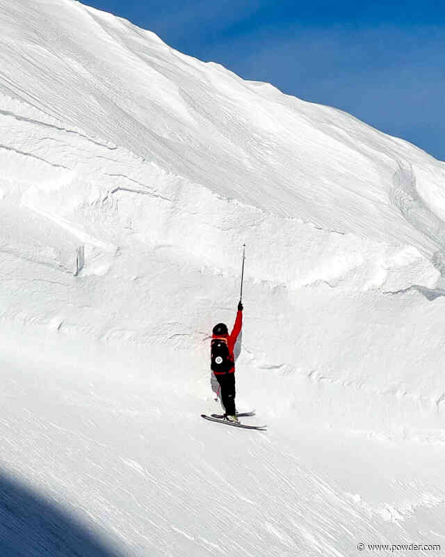 Massive Avalanche Triggered by Ski Patrollers