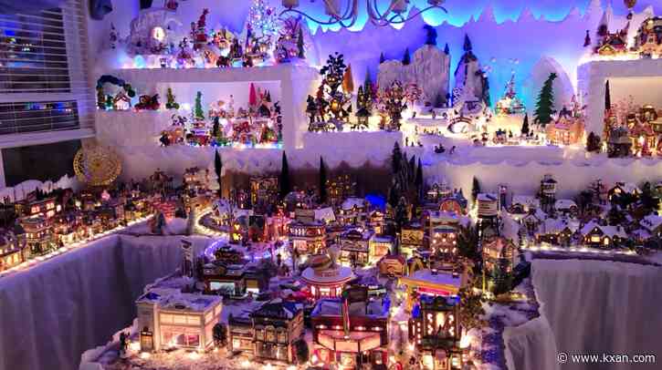 Texas woman turns home into magical Christmas village