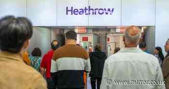 Heathrow travel chaos with 90 flights cancelled by high winds as UK hit by gales