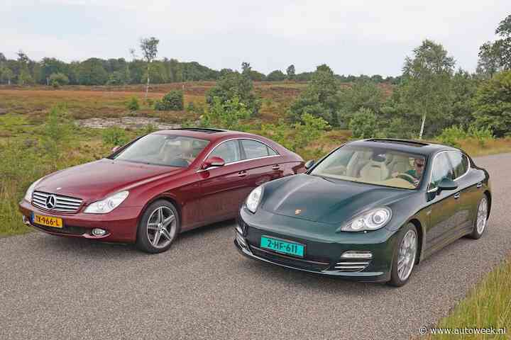 Stijliconen Mercedes CLS en Porsche Panamera als begeerlijke youngtimer: CLS geboren klassieker