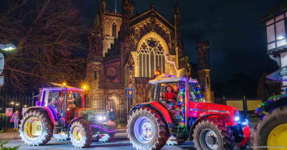 Live updates: Christmas tractor run in Hereford