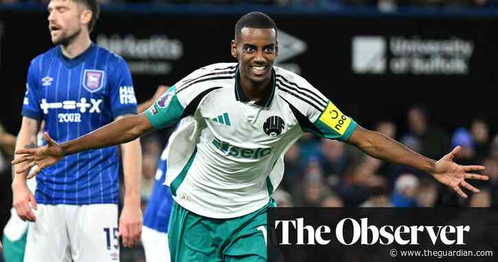 Alexander Isak’s hat-trick fires Newcastle past outclassed Ipswich