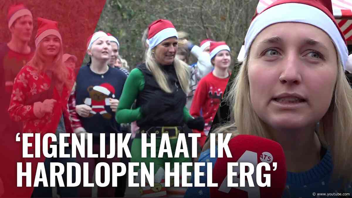 In je lelijkste kersttrui rennen door het Vondelpark