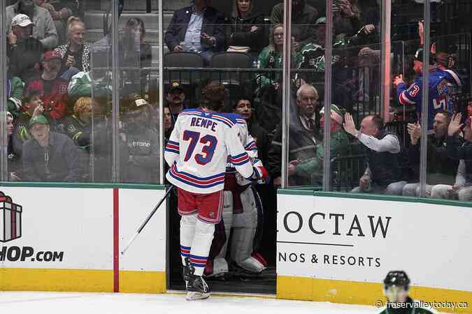 Rangers’ Rempe offered an in-person hearing, NHL could suspend him six-plus games