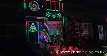 Newcastle family create impressive musical Christmas display with over 11,000 lights