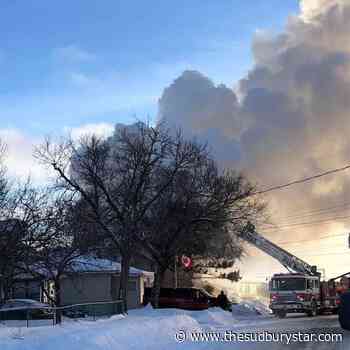 Crews battle stubborn house fire in Capreol; no injuries reported