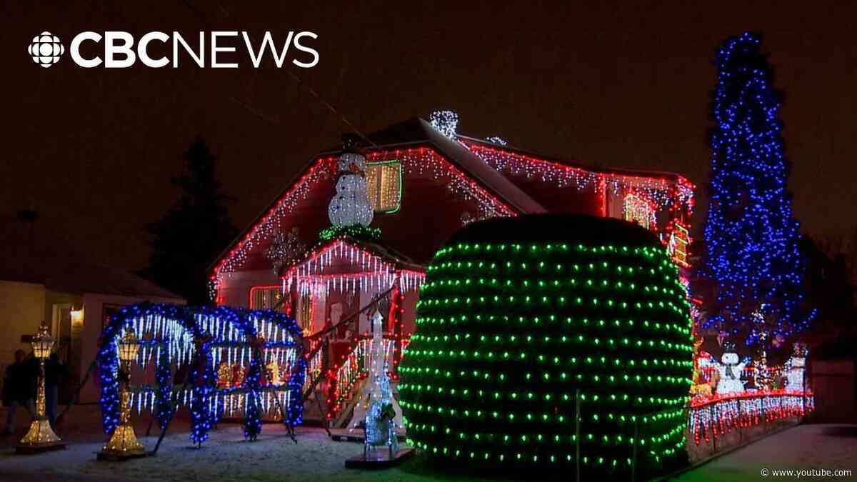 What makes some people deck out their homes in Christmas lights?