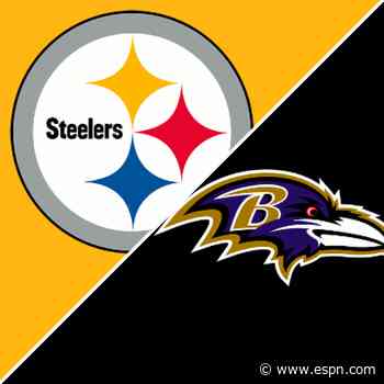 Follow live: Steelers, Ravens go head-to-head in division matchup