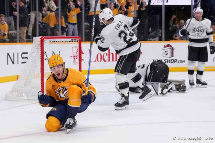 Kings rally in 3rd period, fall to Nashville in OT