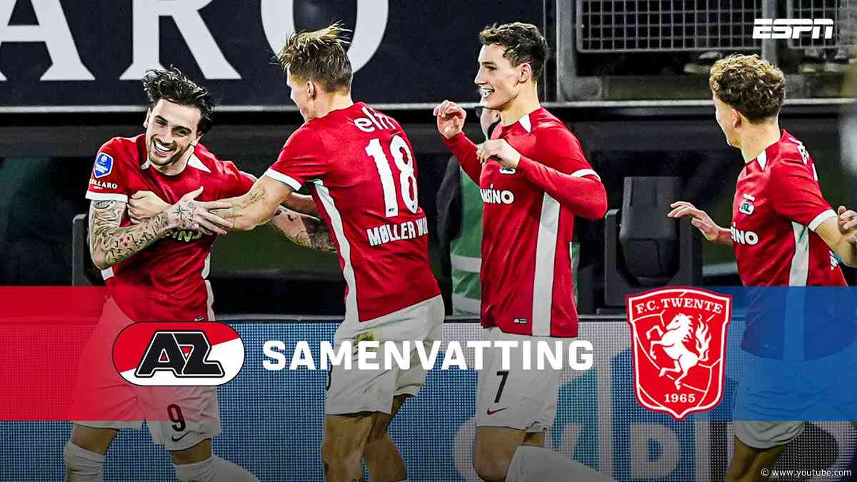 🦜 TROY PARROTT is wederom BELANGRIJK voor AZ 🔴 | Samenvatting AZ - FC Twente