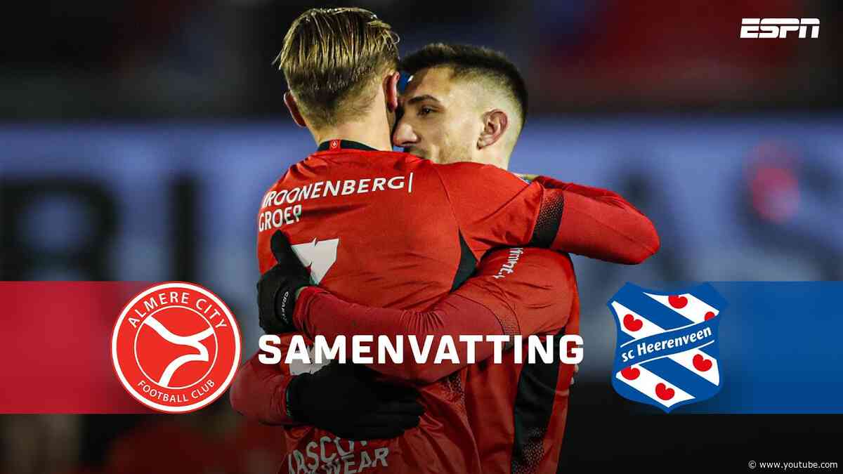 3️⃣ GOALS voor ALMERE CITY 👀 | Samenvatting Almere City - sc Heerenveen