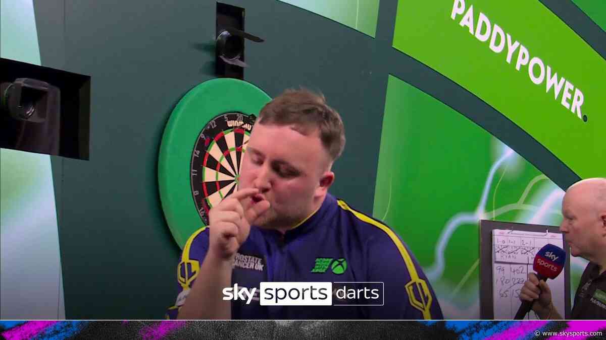 Littler comes AGONISINGLY close to nine-darter!