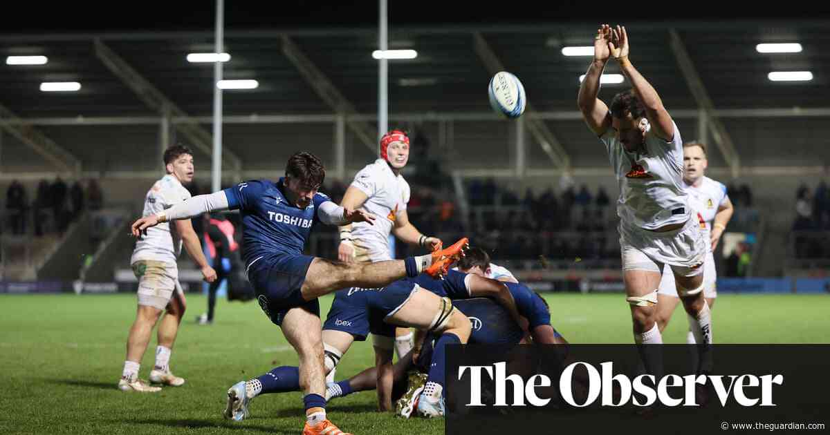 Sale Sharks defy the deluge to extend Exeter’s winless Premiership run