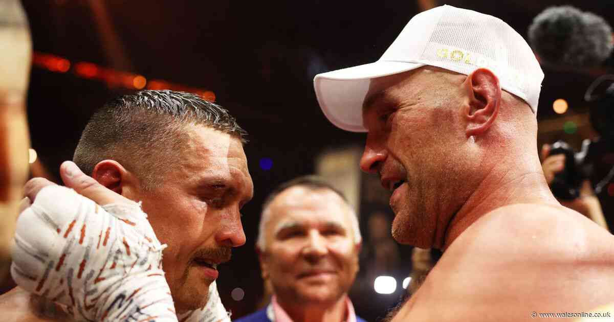 'Groundbreaking' Tyson Fury vs Oleksandr Usyk experiment explained after AI judge introduced