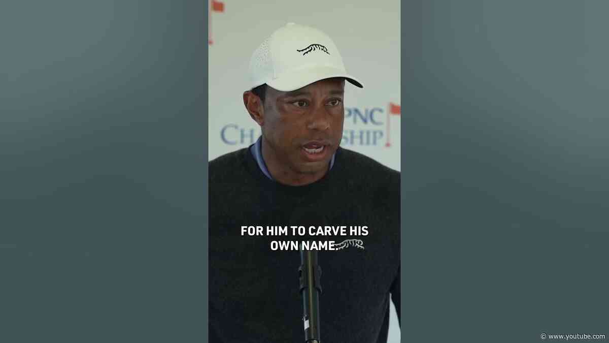 'Just be you' Tiger's advice to his son Charlie on handling pressure and expectations