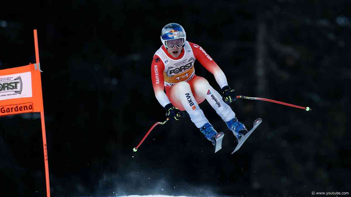 Marco Odermatt takes World Cup downhill race in Val Gardena | #CBCSports