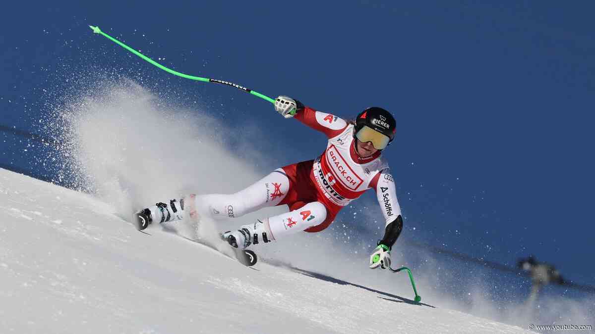 Cornelia Hütter wins World Cup super-G race in St. Moritz | #CBCSports