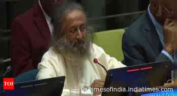 Meditation not luxury, it's a necessity: Sri Sri at UN HQ