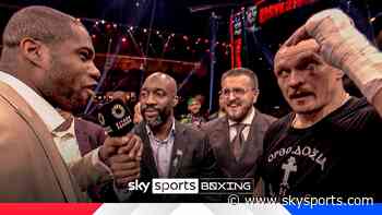 'I want my revenge!' Dubois storms ring to demand Usyk rematch