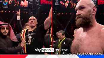 And still! Fury fumes as Usyk retains heavyweight titles