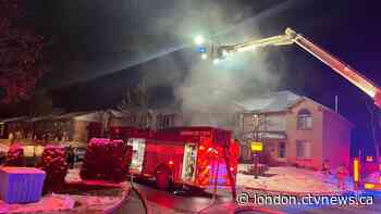 New Canadians displaced after fire destroys east London townhome