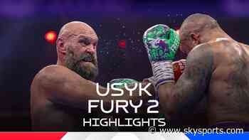 Highlights: Usyk outpoints Fury in nail-biting rematch