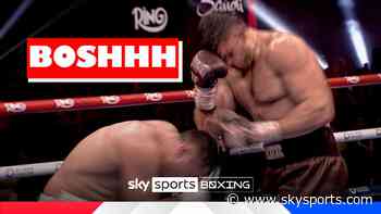 Fisher lands uppercut... on himself in controversial fight against Allen!