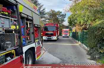 FW-LEV: Kellerbrand mit Menschenleben in Gefahr in Hitdorf