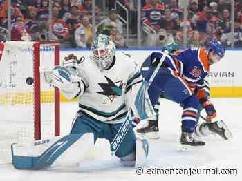 San Jose goalie Askarov the author of near-upset over Oilers