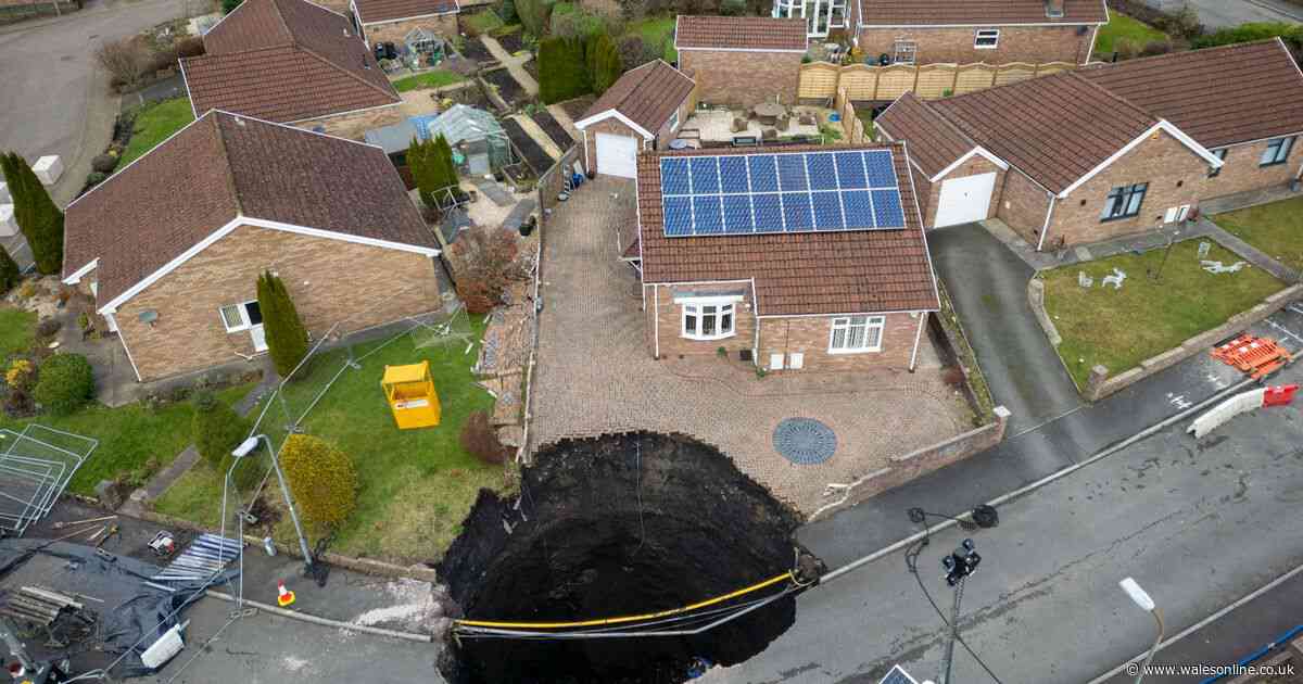 The full story of how the vast Merthyr sinkhole happened and what's being done to make it safe