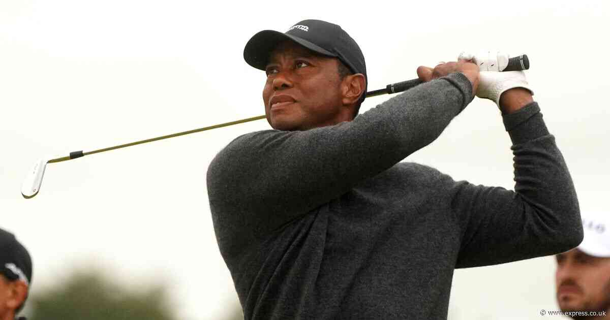 Tiger Woods gives bleak golf retirement verdict before teaming up with son Charlie