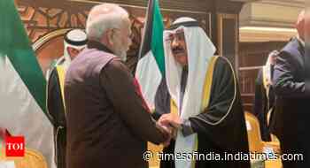 PM Modi attends opening ceremony of Arabian Gulf Cup, meets Kuwaiti Emir