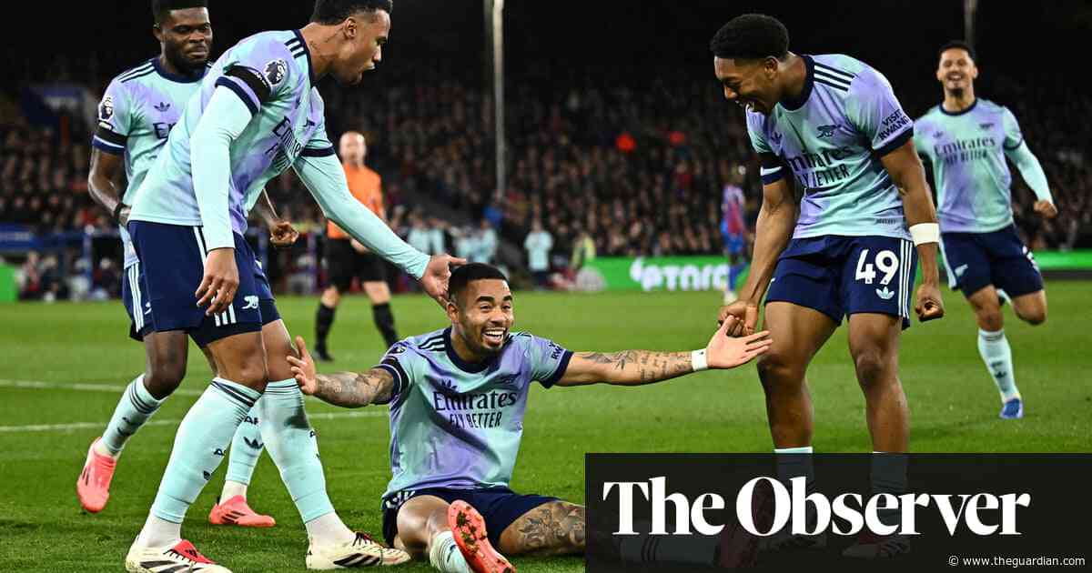 Gabriels bring tidings of joy to Arsenal in thrashing of sorry Crystal Palace