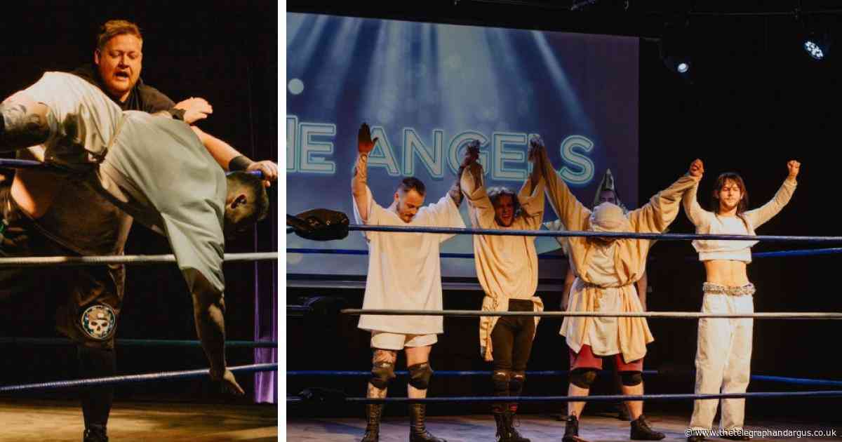 Mix of wrestling and church sees unusual retelling of Christmas story