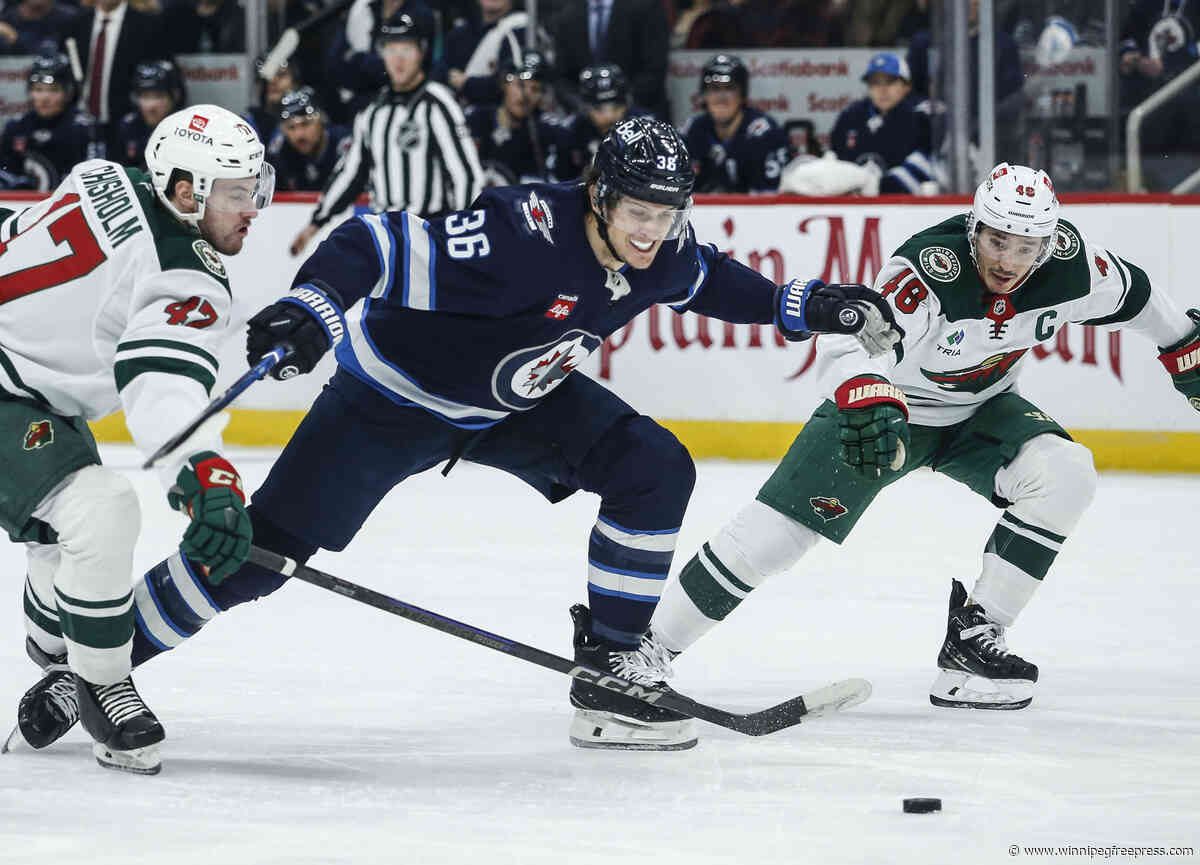 Jets blank Wild to sweep season series