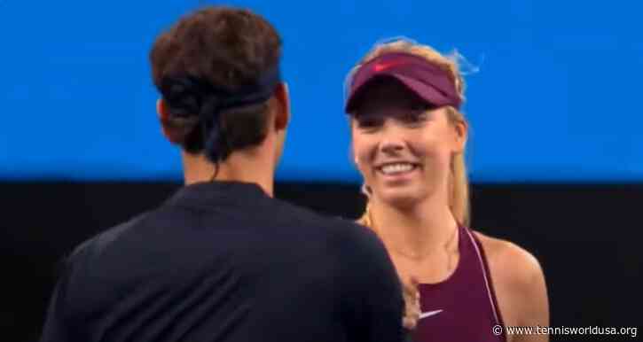 Katie Boulter recounts facing Roger Federer in mixed doubles: It was really daunting