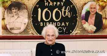 Gateshead great-great grandmother celebrates 100th birthday in style with big family party