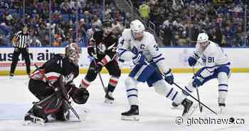 Leafs captain Auston Matthews sits out with injury