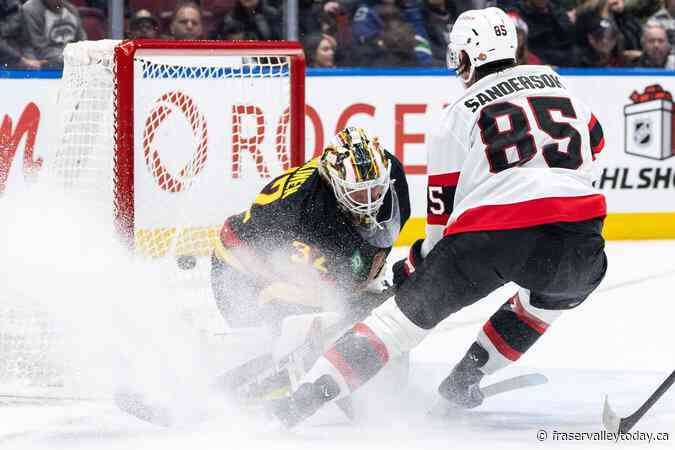 Ottawa Senators extend win streak with 5-4 OT victory over Vancouver Canucks