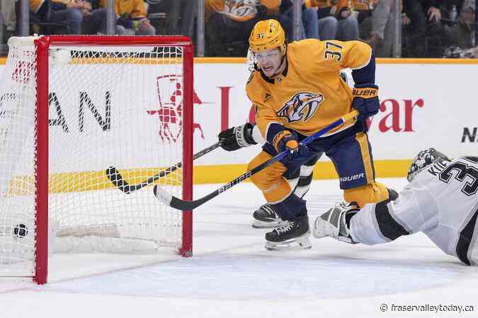 NHL roundup: Blankenburg plays OT hero as Predators edge Kings 3-2