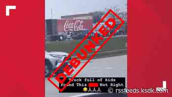 No, a Coca-Cola truck wasn't involved in child trafficking in Iowa