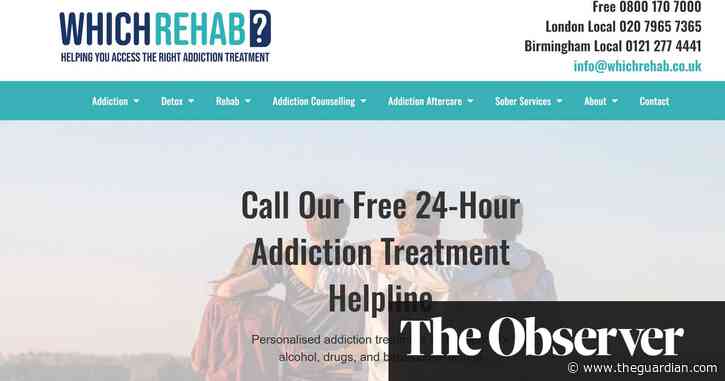 ‘Free and impartial’ addiction helplines paid secret commission by rehabs