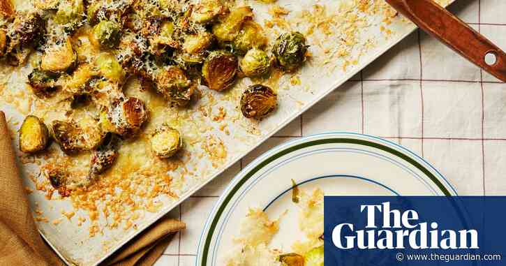 José Pizarro’s recipe for crisp roast brussels sprouts with a manchego crust